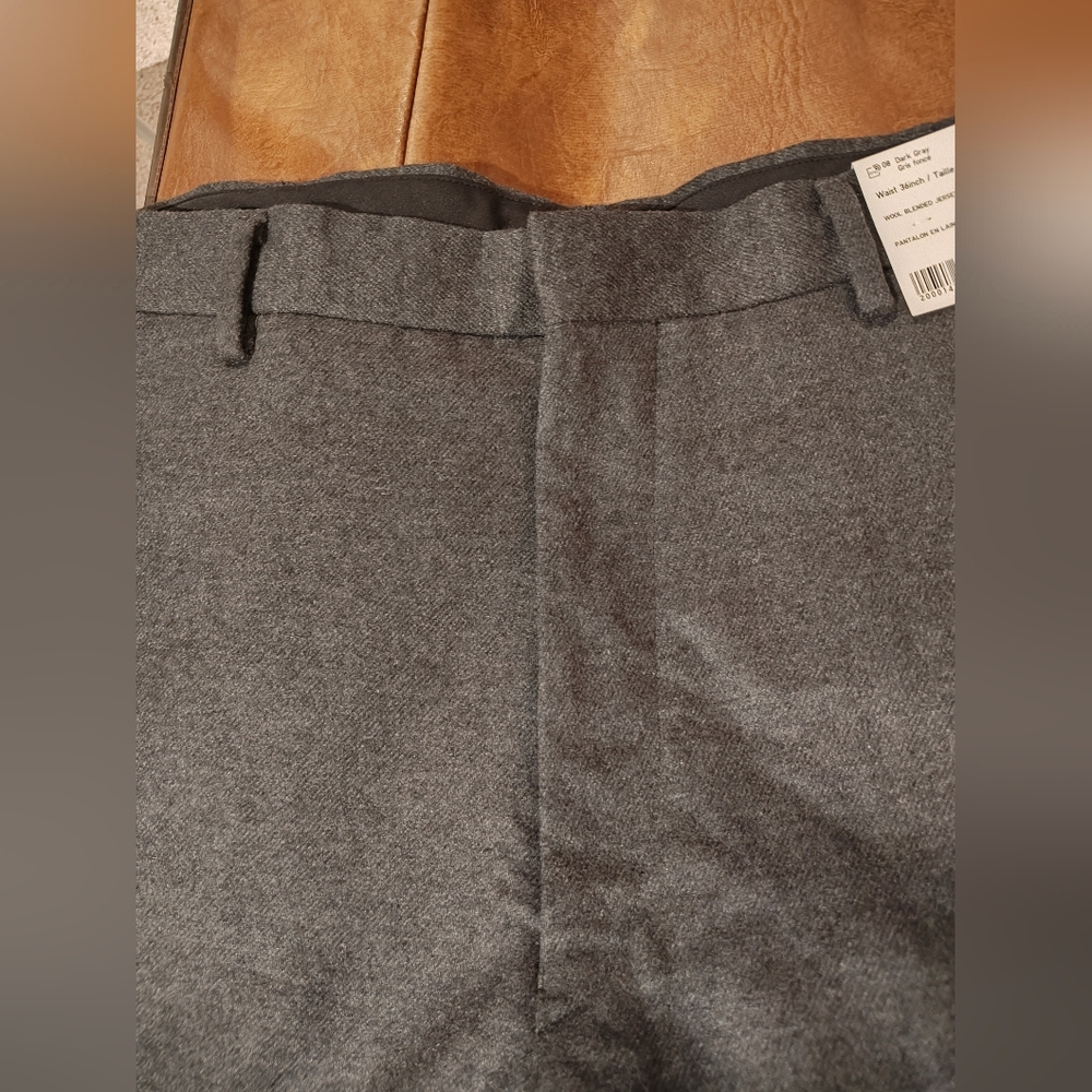 Uniqlo men wool blend pants - Picture 4 of 6